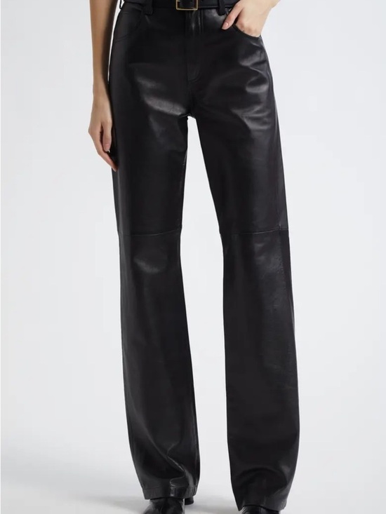SHEIN Pants - 402. SHEIN Women’s Black Wide Leg Faux Leather Pants Size Large